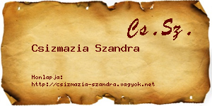 Csizmazia Szandra névjegykártya
